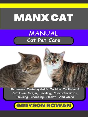cover image of MANX CAT MANUAL  Cat Pet Care